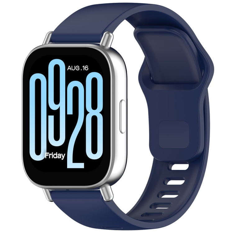 Cinturino per orologio in silicone con fibbia rovesciata tinta unita, For Redmi Watch 5 Active