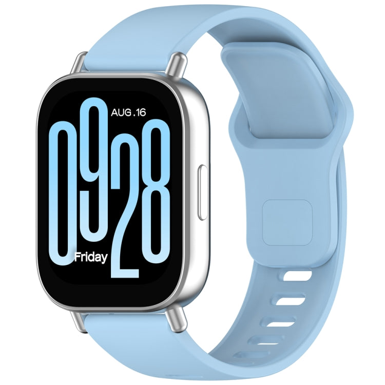Cinturino per orologio in silicone con fibbia rovesciata tinta unita, For Redmi Watch 5 Active
