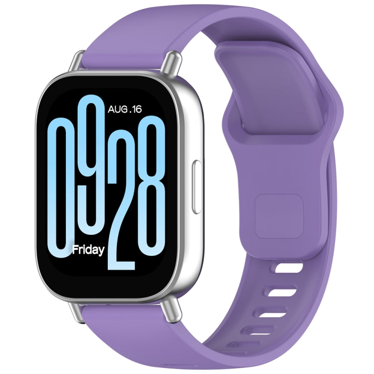 Cinturino per orologio in silicone con fibbia rovesciata tinta unita, For Redmi Watch 5 Active