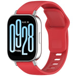 Cinturino per orologio in silicone con fibbia rovesciata tinta unita, For Redmi Watch 5 Active