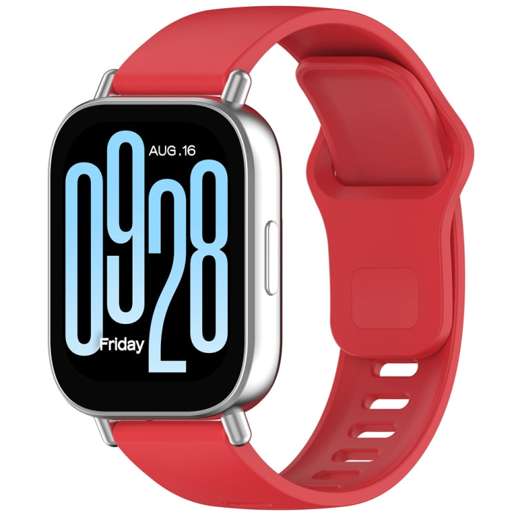 Cinturino per orologio in silicone con fibbia rovesciata tinta unita, For Redmi Watch 5 Active