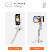 FUNSNAP Capture Q3 Gimbal palmare ad asse singolo per smartphone