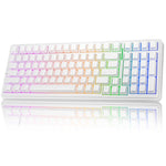 Tastiera meccanica RGB personalizzata a tre modelli AULA F99 99 tasti cablata/2.4G/Bluetooth