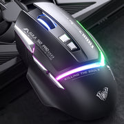 Mouse da gioco RGB cablato AULA S12 Pro 12800DPI
