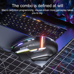 Mouse da gioco RGB cablato AULA S12 Pro 12800DPI