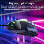 Mouse da gioco RGB cablato AULA S12 Pro 12800DPI