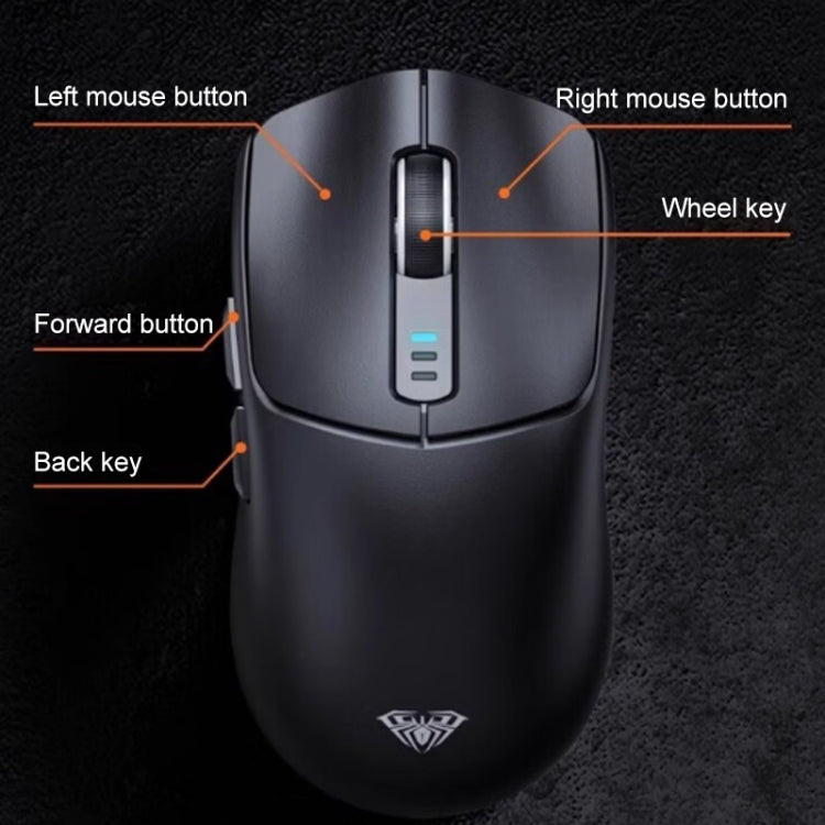 Mouse da gioco wireless AULA SC580 10000DPI cablato/2.4G/Bluetooth, tre modelli