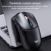 Mouse da gioco wireless AULA SC580 10000DPI cablato/2.4G/Bluetooth, tre modelli