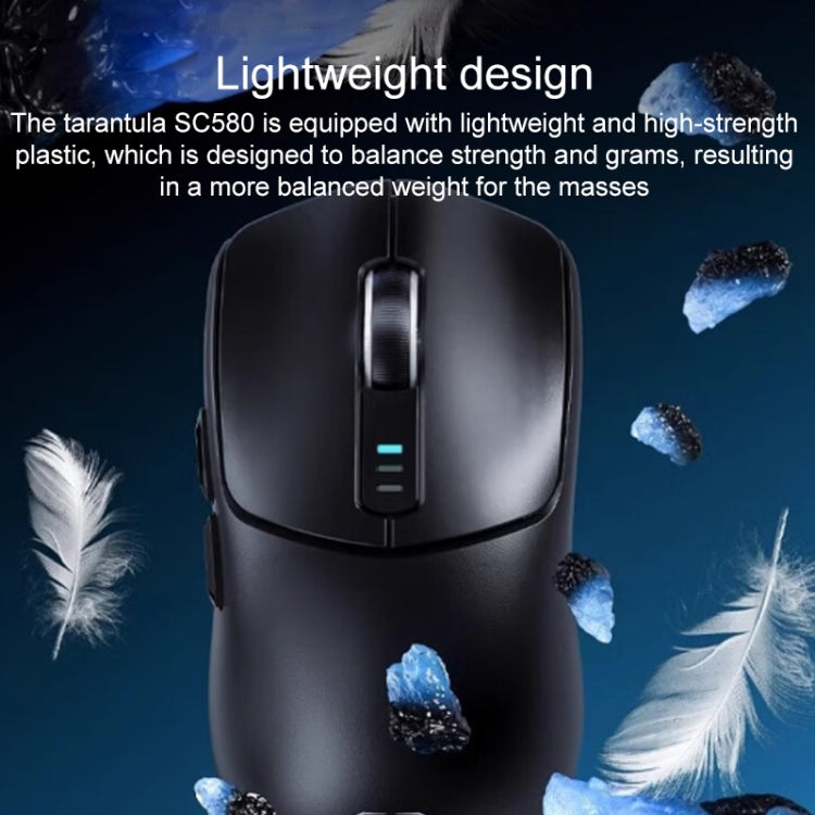 Mouse da gioco wireless AULA SC580 10000DPI cablato/2.4G/Bluetooth, tre modelli