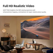 Proiettore LCD Android AUN AKEY7 MAX 1920x1080P HD, US Plug, UK Plug, EU Plug, AU Plug
