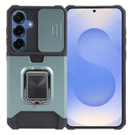 Custodia per telefono in TPU ibrido per PC con slot per schede Camera Shield, For Samsung Galaxy S26+ 5G, For Samsung Galaxy S26 Ultra 5G, For Samsung Galaxy S26 5G