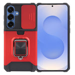 Custodia per telefono in TPU ibrido per PC con slot per schede Camera Shield, For Samsung Galaxy S26+ 5G, For Samsung Galaxy S26 Ultra 5G, For Samsung Galaxy S26 5G