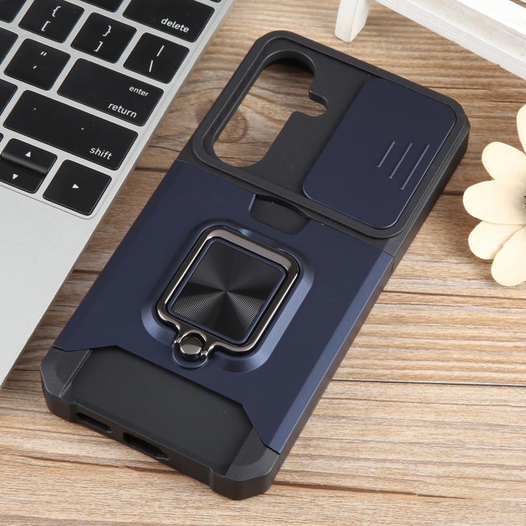 Custodia per telefono in TPU ibrido per PC con slot per schede Camera Shield, For Samsung Galaxy S26+ 5G, For Samsung Galaxy S26 Ultra 5G, For Samsung Galaxy S26 5G