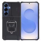Custodia per telefono in TPU ibrido per PC con slot per schede Camera Shield, For Samsung Galaxy S26+ 5G, For Samsung Galaxy S26 Ultra 5G, For Samsung Galaxy S26 5G