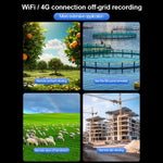 Telecamera HD per esterni WiFi solare 6MP IP66
