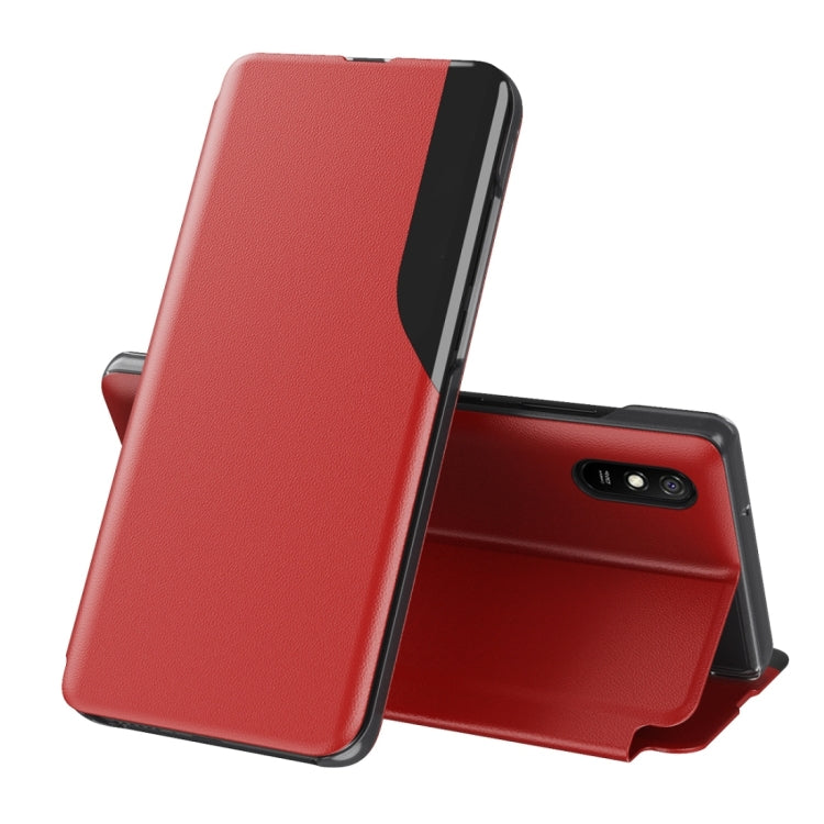 Display Laterale Custodia in Pelle Flip Orizzontale Magnetica Antiurto con Supporto, For Xiaomi Mi 10 / Mi 10 Pro, For Xiaomi Redmi 9C, For Xiaomi Redmi 9A, For Xiaomi Redmi Note 8, For Xiaomi Redmi Note 9 Pro