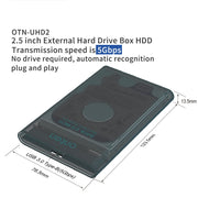 Onten UHD2 5Gbps USB 3.0 a 2,5 pollici HDD esterno, Onten UHD2