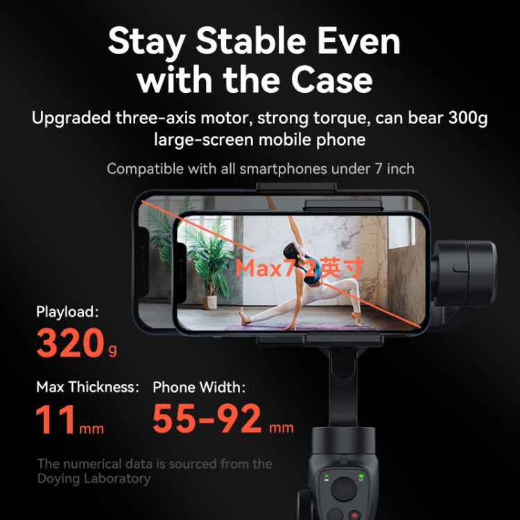 FUNSNAP Capture 2s Smart 3-Axis Handheld Gimbal Stabilizzatore per telefono Live, Capture 2s Basic, Capture 2s Combo