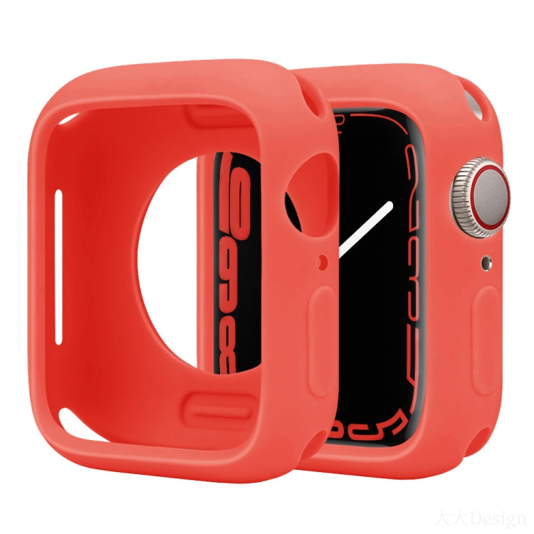 Cassa per orologio Candy Silicone Half Covering, For Apple Watch Series 45mm