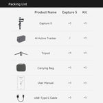 FUNSNAP Capture 5 Gimbal palmare a 3 assi per smartphone