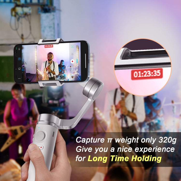 FUNSNAP Capture π Braccio in lega di alluminio Gimbal per telefono portatile a 3 assi, Capture π Basic, Capture π Combo