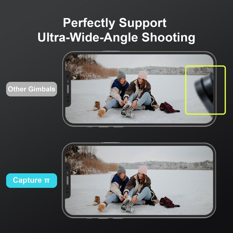 FUNSNAP Capture π Braccio in lega di alluminio Gimbal per telefono portatile a 3 assi, Capture π Basic, Capture π Combo