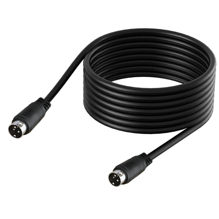 Cavo adattatore di segnale di alimentazione audio da maschio a maschio a 3 pin DIN centrale, 0.5m, 1m, 1.5m