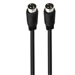 Cavo adattatore di segnale di alimentazione audio da maschio a maschio a 3 pin DIN centrale, 0.5m, 1m, 1.5m
