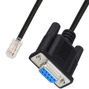 Cavo adattatore DB9 a RJ9 Cavo di collegamento RS232 con testa di cristallo telefonica 4P4C, lunghezza: 1,8 m