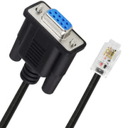 Cavo adattatore DB9 a RJ9 Cavo di collegamento RS232 con testa di cristallo telefonica 4P4C, lunghezza: 1,8 m
