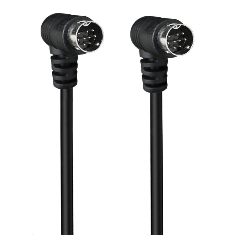 Cavo adattatore audio TV mini DIN a 9 pin a doppia curvatura, 0.5m, 1.8m, 3m