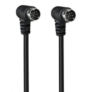 Cavo adattatore audio TV mini DIN a 9 pin a doppia curvatura, 0.5m, 1.8m, 3m