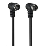 Cavo adattatore audio TV mini DIN a 9 pin a doppia curvatura, 0.5m, 1.8m, 3m