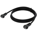 Cavo adattatore audio TV mini DIN a 9 pin a doppia curvatura, 0.5m, 1.8m, 3m