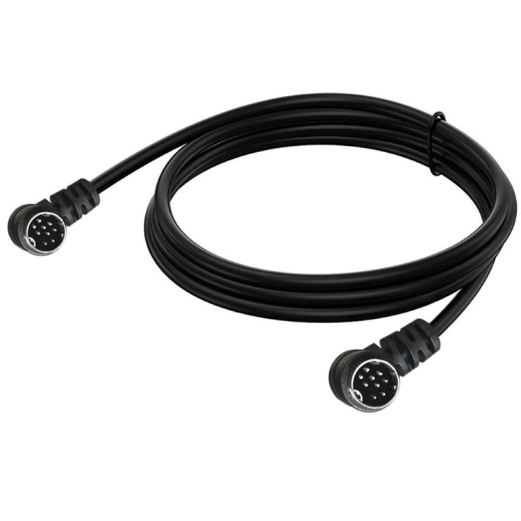Cavo adattatore audio TV mini DIN a 9 pin a doppia curvatura, 0.5m, 1.8m, 3m