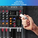 Mixer audio DJ 6 canali con Bluetooth e phantom 48V