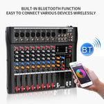 Mixer audio XTUGA CT80X a 8 canali con Bluetooth