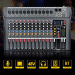 Mixer audio XTUGA CT120X a 12 canali con Bluetooth