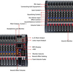 XTUGA CT160X Mixer audio a 16 canali con Bluetooth