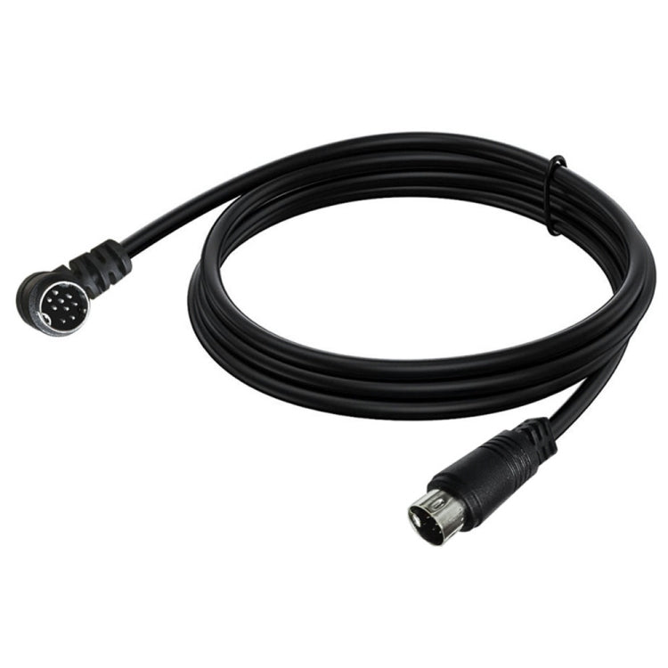Cavo adattatore audio TV mini DIN 9 pin curvo singolo, 0.5m, 1.8m, 3m