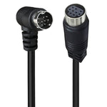 Cavo adattatore TV box curvo mini DIN 9 pin maschio-femmina, 0.5m, 1.8m, 3m