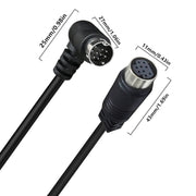 Cavo adattatore TV box curvo mini DIN 9 pin maschio-femmina, 0.5m, 1.8m, 3m