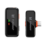 Microfono wireless Lavalier FUNSNAP S6 con custodia ricarica