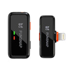 Microfono wireless Lavalier FUNSNAP S6 con custodia ricarica