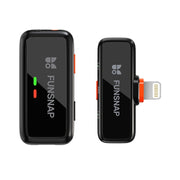 Microfono wireless Lavalier FUNSNAP S6 con custodia di ricarica