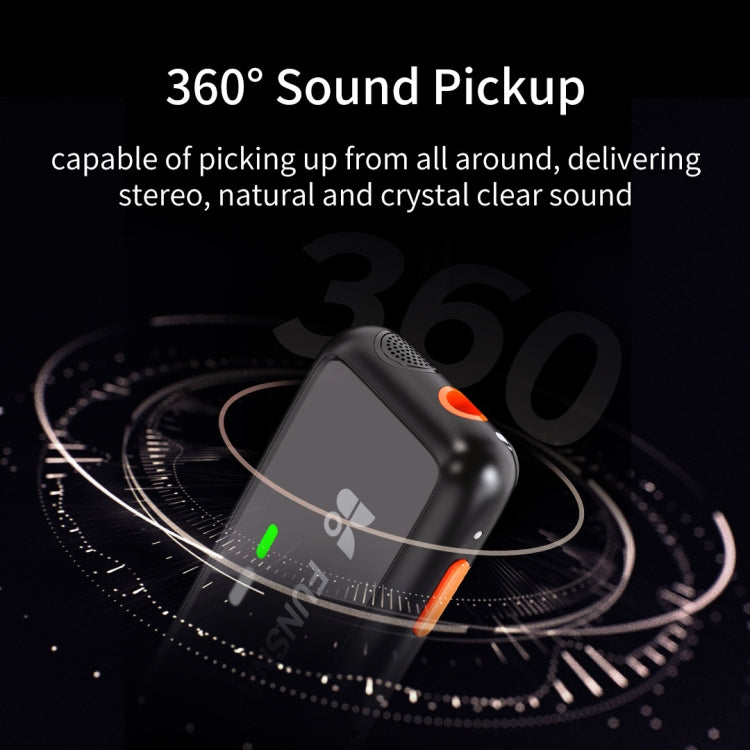 Microfono wireless Lavalier FUNSNAP S6 con custodia ricarica