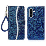 Custodia per telefono in pelle con glitter in polvere, For Samsung Galaxy A57 5G, For Samsung Galaxy A37 5G, For Galaxy A27 5G, For Samsung Galaxy A56 5G