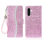 Custodia per telefono in pelle con glitter in polvere, For Samsung Galaxy A57 5G, For Samsung Galaxy A37 5G, For Galaxy A27 5G, For Samsung Galaxy A56 5G