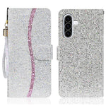 Custodia per telefono in pelle con glitter in polvere, For Samsung Galaxy A57 5G, For Samsung Galaxy A37 5G, For Galaxy A27 5G, For Samsung Galaxy A56 5G