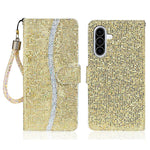 Custodia per telefono in pelle con glitter in polvere, For Samsung Galaxy A57 5G, For Samsung Galaxy A37 5G, For Galaxy A27 5G, For Samsung Galaxy A56 5G